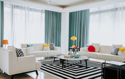Bangalore Houzz: Bursts of Colour Makes This a Happy Holiday Home