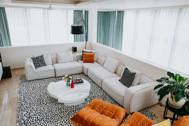Contemporary Living Room by Naarkaali Design Studio