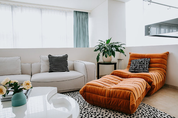 Contemporary Living Room by Naarkaali Design Studio