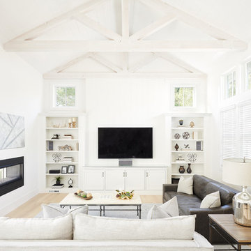 Upper Emerald Hills Modern Farmhouse Living Room • Atelier Noël