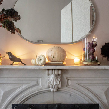 Enchanting Accents Dress Up a Brooklyn Studio for Halloween