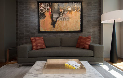 Room of the Day: Playing All the Angles in an Art Lover’s Living Room