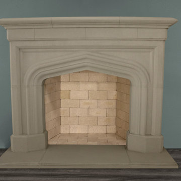 English/ Tudor Fireplace Mantel Styles