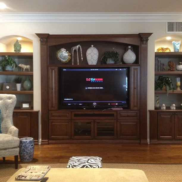 Built In Drywall Entertainment Center Photos & Ideas Houzz