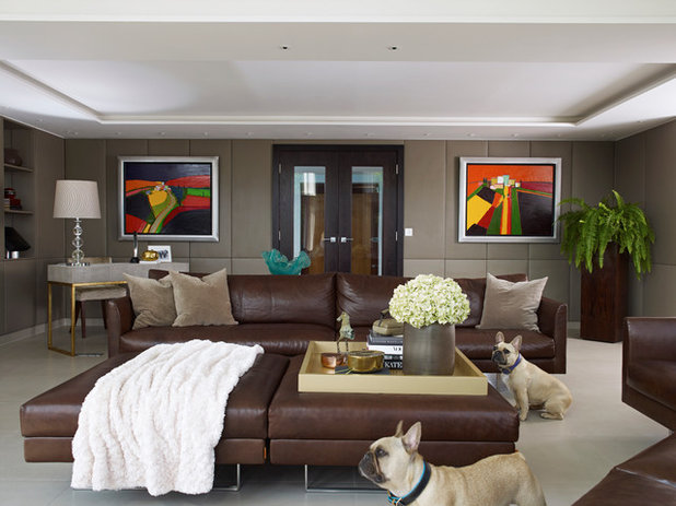 Contemporary Living Room by Callender Howorth Interior & Architectural Design
