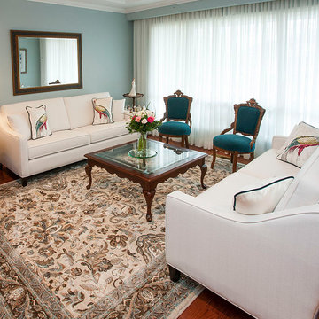 Euphoria Area Rug in Traditional Living Room
