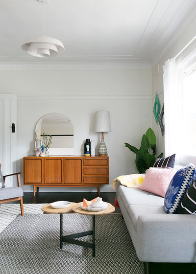 Scandinavian Living Room by Amazema Interiors