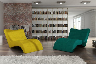 European modern chaise lounge LUGO