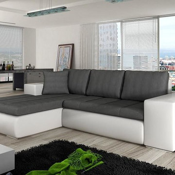 European sectional sleeper sofa ROSA