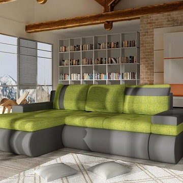 European sectional sleeper sofa TORRES