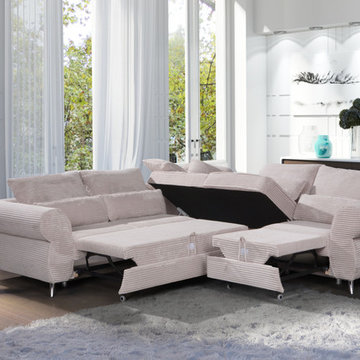 European sectional sleeper sofa VALENCE