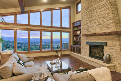 Expansive Living Room with Views