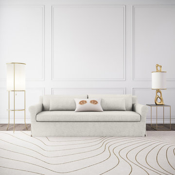 Eye See You: Ludlow Sofa in Alabaster Linen