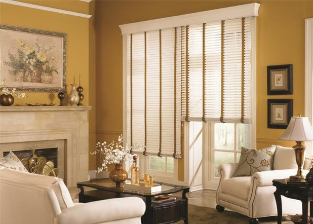 American Traditional Living Room by Budget Blinds of the Wasatch Back