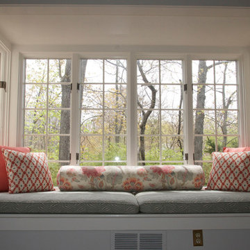 Fairfield living room gets a transitional , modern elegant look