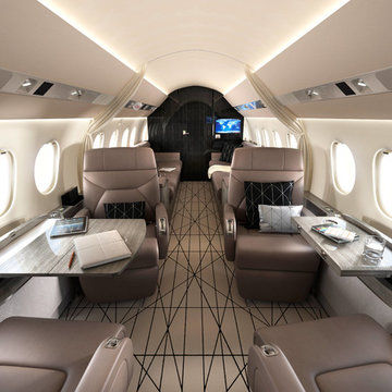 FALCON 2000 Private Aircraft Interior