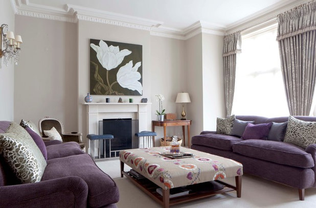 Traditional Living Room by Fiona Andrews Interiors