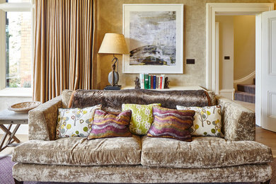Inspiration for a classic living room in West Midlands.