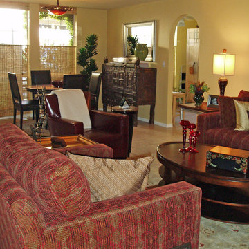 Family room From Drab to Fab