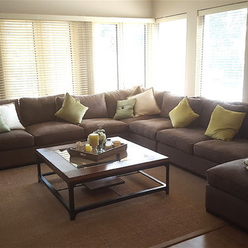 Farmhouse living interiors with African colours and more