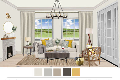 Farmhouse Living Room | E-Design