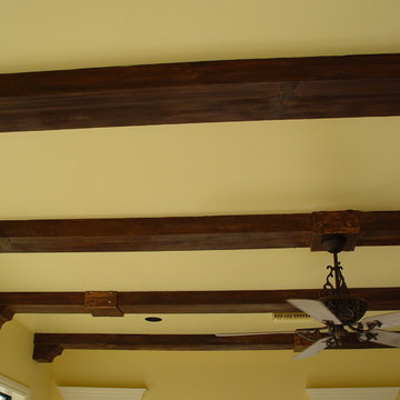 Faux Wood Beams by Realm of Design