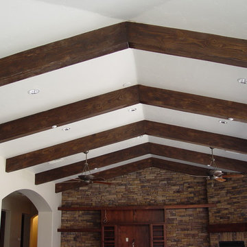 Faux Wood Beams by Realm of Design
