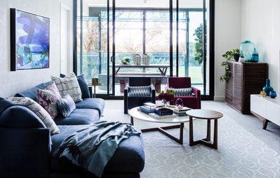 Room of the Week: A Sophisticated, Richly Coloured Living Room