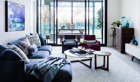 Room of the Week: A Sophisticated, Richly Coloured Living Room
