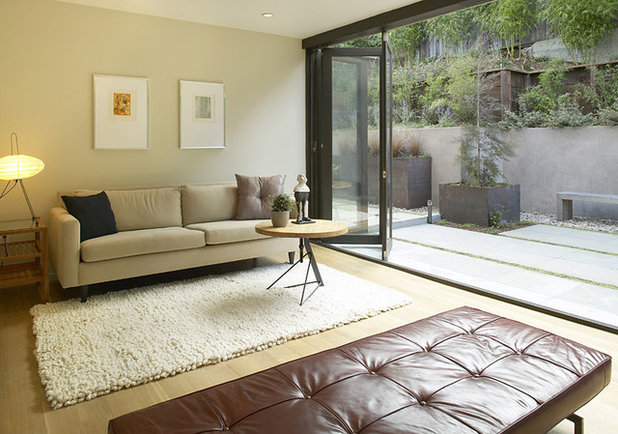 Modern Living Room by Feldman Architecture, Inc.