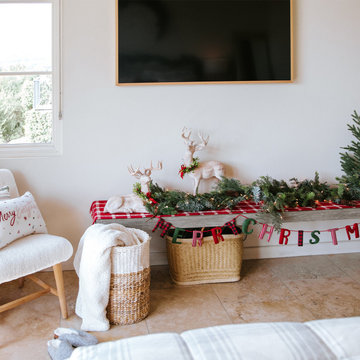 Festive Holiday Bedroom Decor Collection styled by Camille Styles