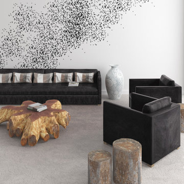 Fine Specimen: Madison Sofa in Graphite Leather