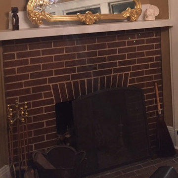 Fire Place Before and After