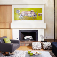 Modern Living Room by Kristina Wolf Design