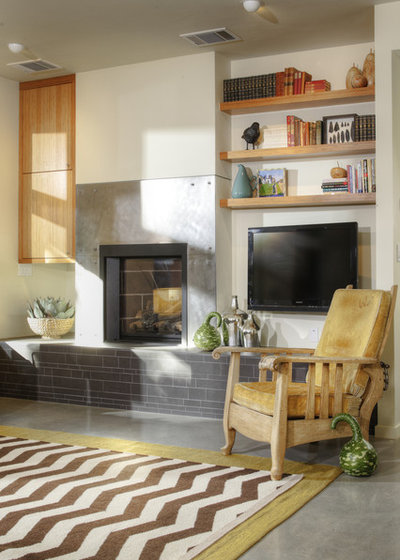 Modern Living Room by MAK Design + Build Inc.