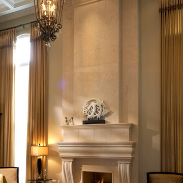 Fireplace Over Mantel