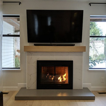 Fireplace Surround in White Rock