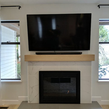 Fireplace Surround in White Rock