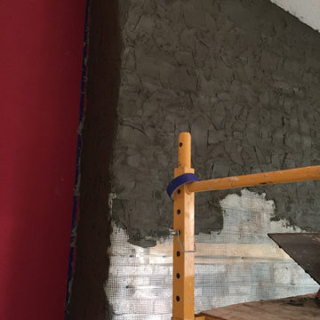 Fireplace Transformation with Venetian Plaster