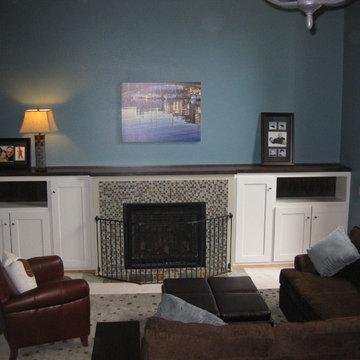 Fireplace with Bookcases