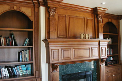 Fireplace with Schmidt Furniture and Cabinetry, LLC