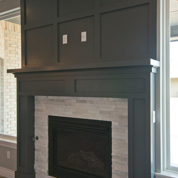 Fireplace with TV Mount