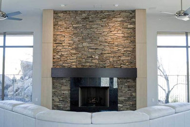 Inspiration for a modern living room remodel in Phoenix