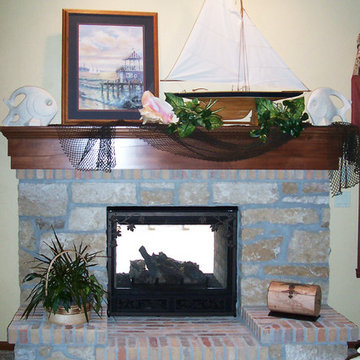 Fireplaces using Buechel Stone