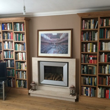 Fitted bookcases