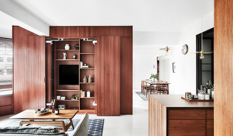 Houzz Tour: An Open Flat Zoned With Clever, Flexible Storage