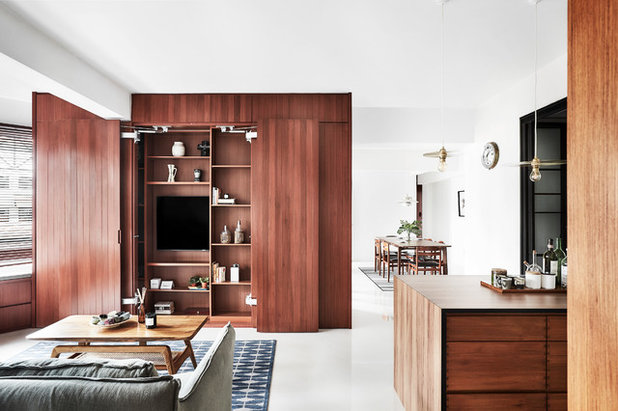 Scandinavian Living Room by Icon Interior Design Pte Ltd