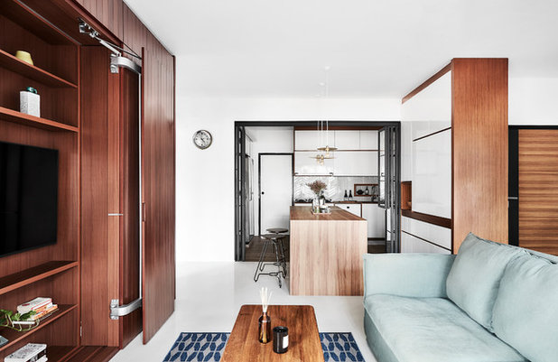 Scandinavian Living Room by Icon Interior Design Pte Ltd