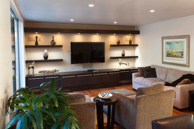 Example of a trendy living room design in San Luis Obispo