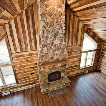 Floor-to-Ceiling Fireplace